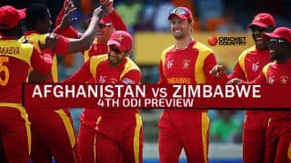 Afghanistan vs Zimbabwe 2015-16, 4th ODI at Sharjah, Preview: Visitors aim to level series